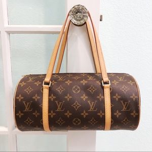 Louis Vuitton Papillon Handbag Monogram Canvas 30